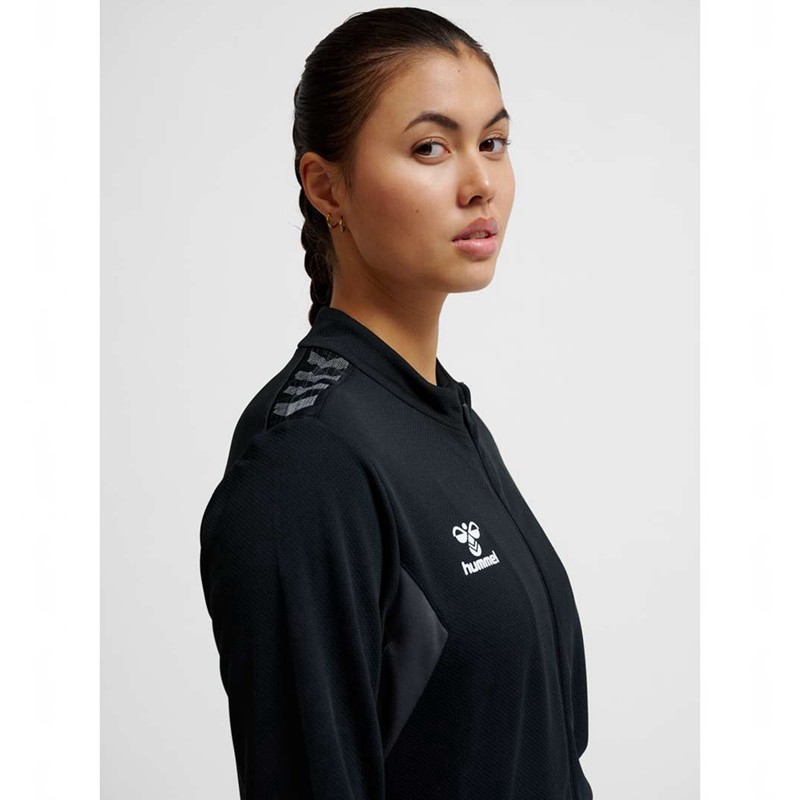 Hummel Authentic Pl Zip Ženske Jakne Crne | 684794-387