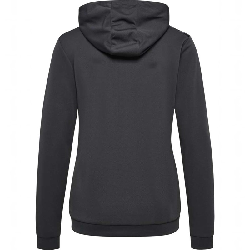 Hummel Authentic Pl Zip Ženske Majica s Kapuljačom Crne | 292518-741