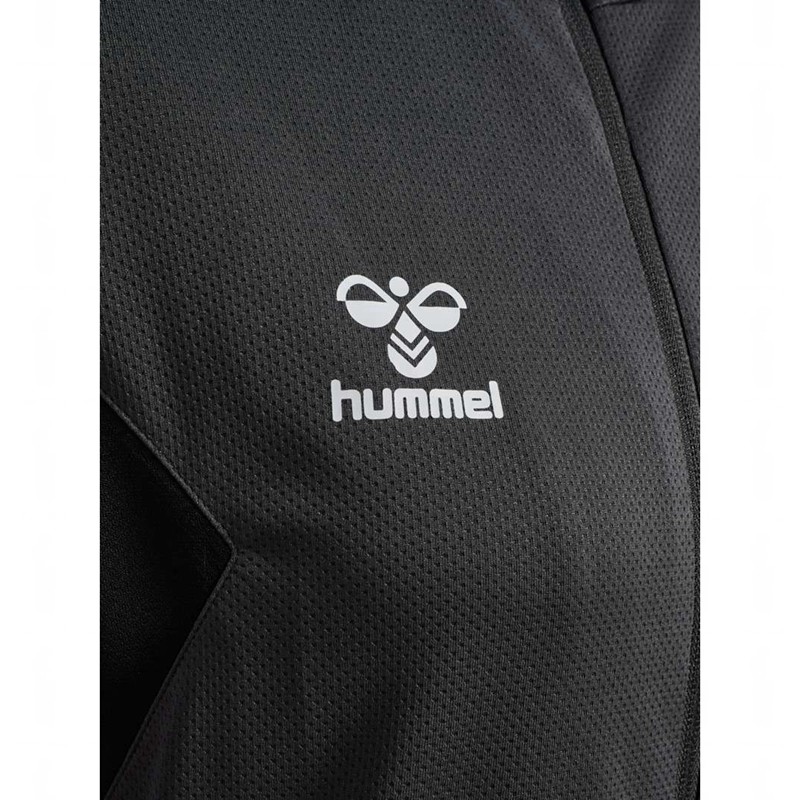 Hummel Authentic Pl Zip Ženske Majica s Kapuljačom Crne | 292518-741