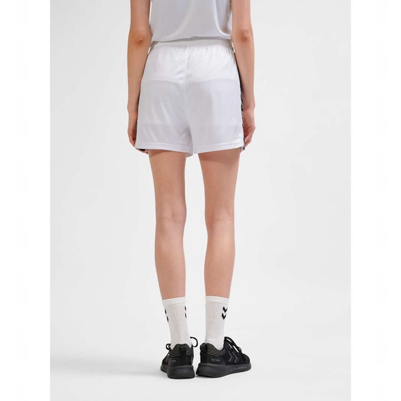 Hummel Authentic Pl Ženske Kratke Hlače Bijele | 526130-341