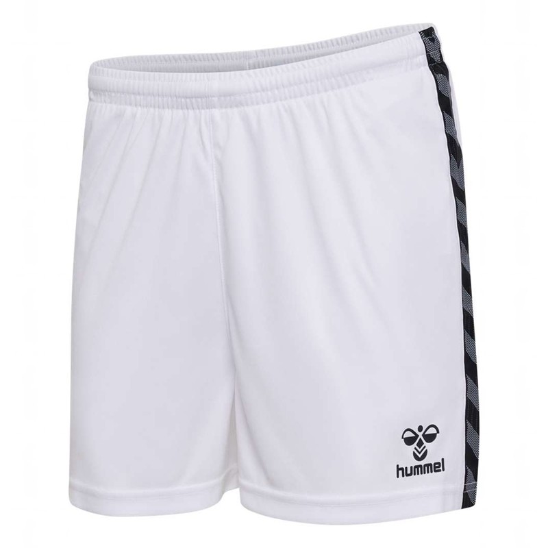 Hummel Authentic Pl Ženske Kratke Hlače Bijele | 526130-341