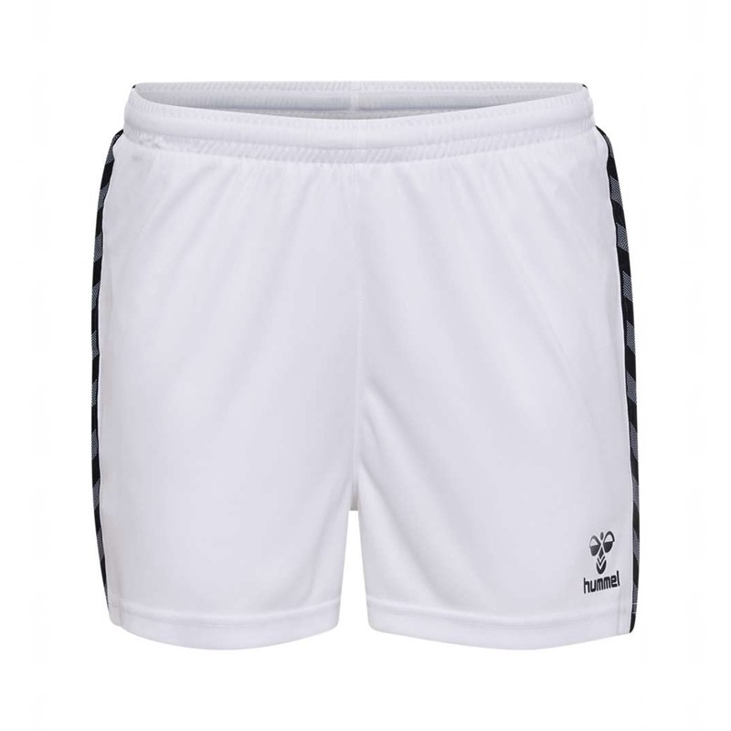 Hummel Authentic Pl Ženske Kratke Hlače Bijele | 526130-341