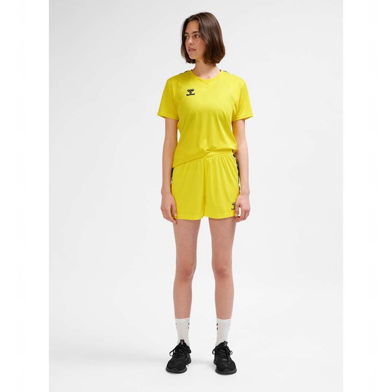 Hummel Authentic Pl Ženske Kratke Hlače Žute | 989719-456