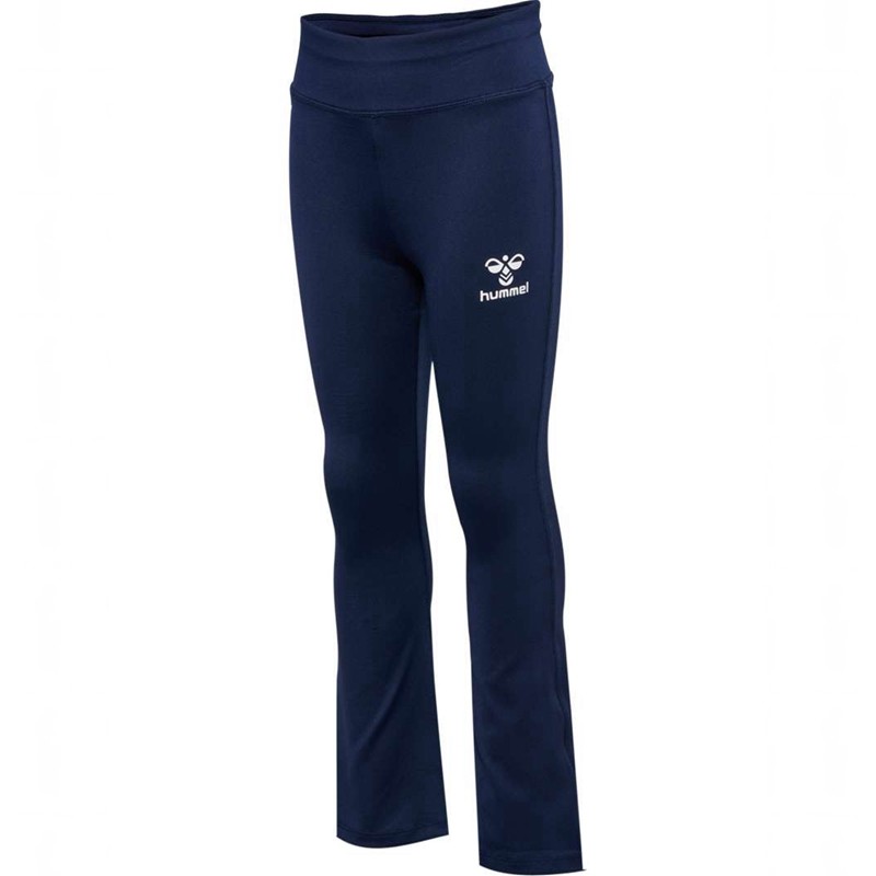 Hummel Aya High Rise Flare Dječje Hlače Crne | 683071-245