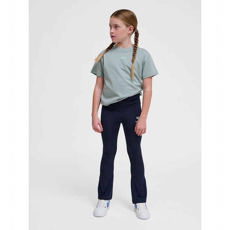 Hummel Aya High Rise Flare Dječje Hulahopke Tamnoplave | 690165-918