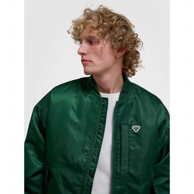 Hummel Baseball Bee Muške Jakne Zelene | 351113-326