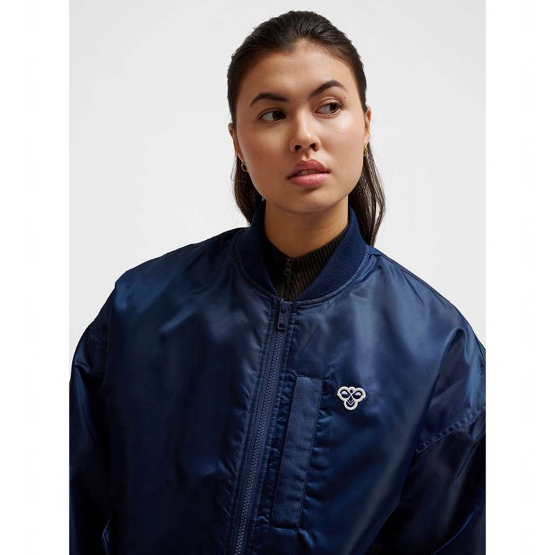 Hummel Baseball Bee Muške Majica s Kapuljačom Tamnoplave | 442982-046