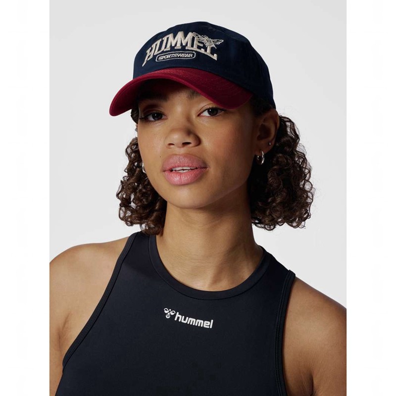 Hummel Baseball Bee Ženske Kape Tamnoplave | 609964-421