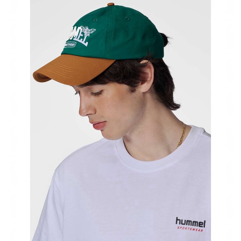 Hummel Baseball Bee Ženske Kape Zelene | 154321-736