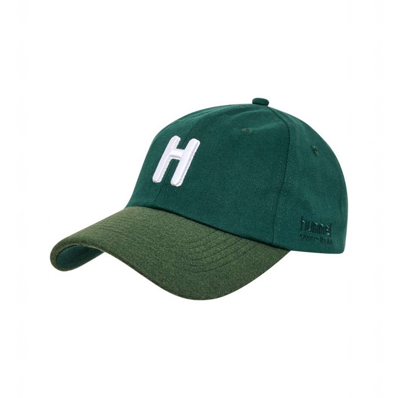 Hummel Baseball H Ženske Kape Zelene | 661976-407
