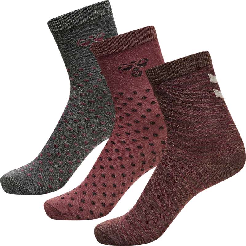 Hummel Beta 3-pack Dječje Čarape Fuksije | 246355-706