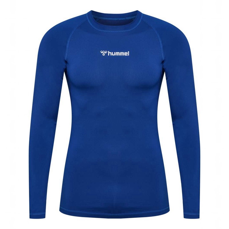 Hummel Bl Performance L/S Muške Temeljni Sloj Plave | 297355-047