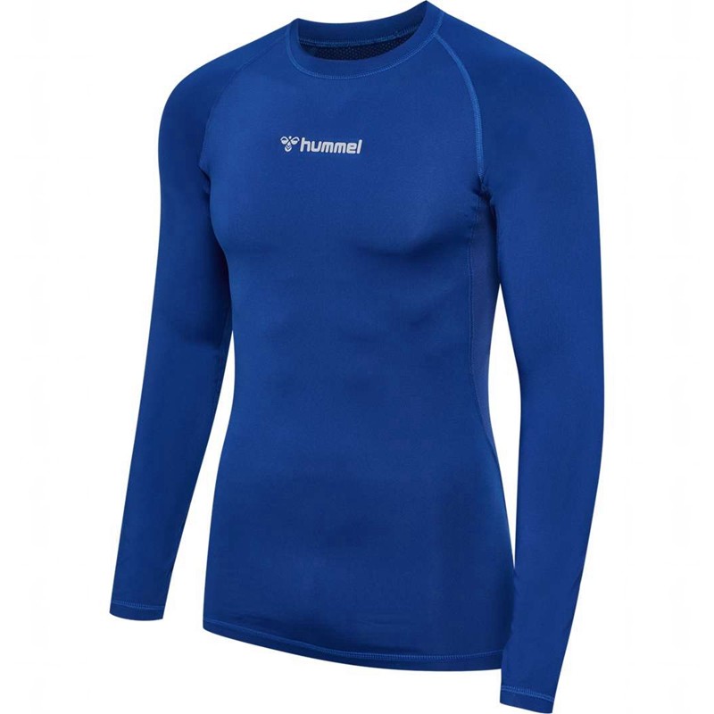 Hummel Bl Performance L/S Muške Temeljni Sloj Plave | 297355-047