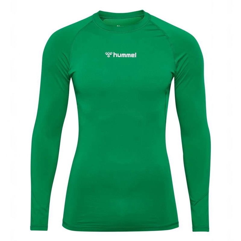 Hummel Bl Performance L/S Muške Temeljni Sloj Zelene | 486391-061