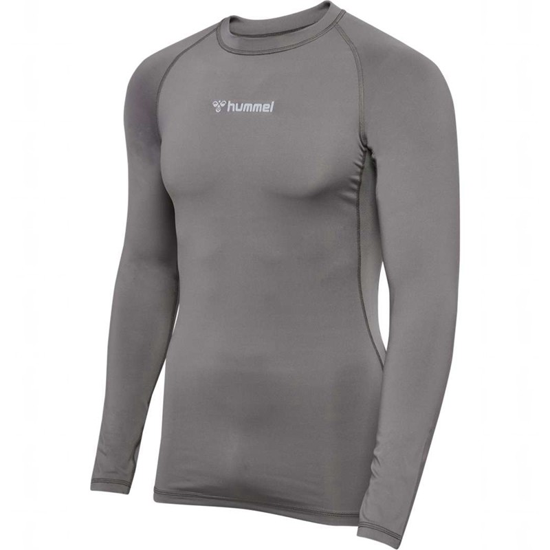 Hummel Bl Performance L/S Muške Temeljni Sloj Sive | 586363-531