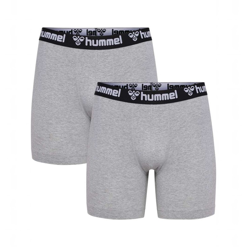 Hummel Boxers 2-pack Muške Boxer Sive | 410829-750