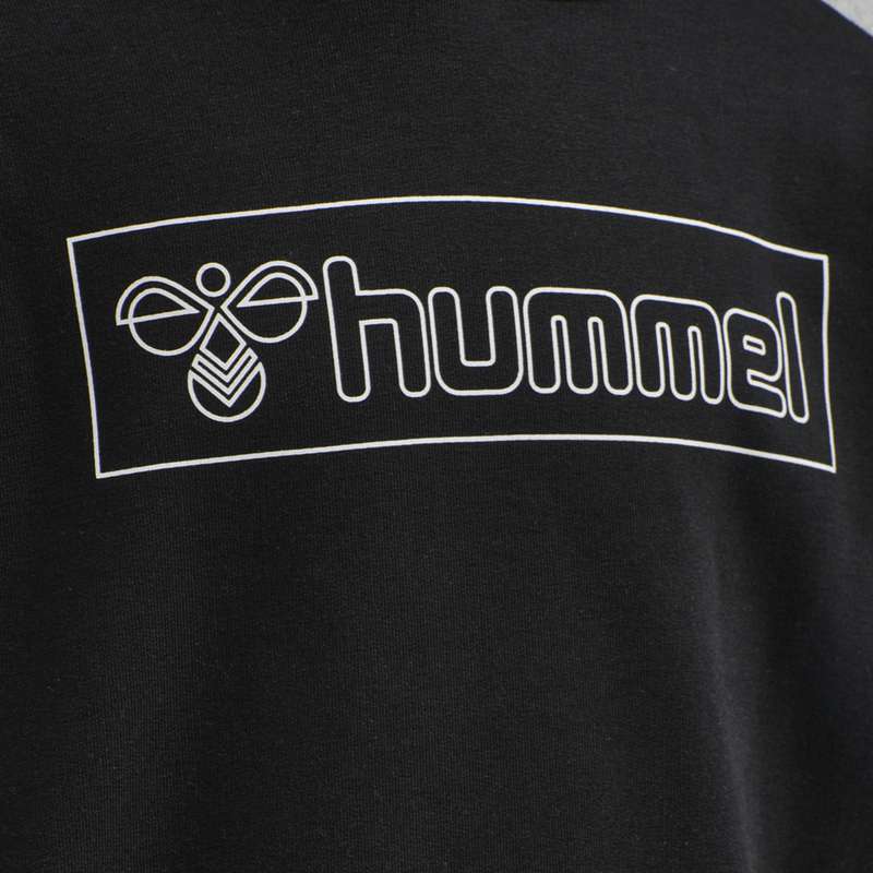 Hummel Boxline Dječje Majica s Kapuljačom Crne | 912743-701