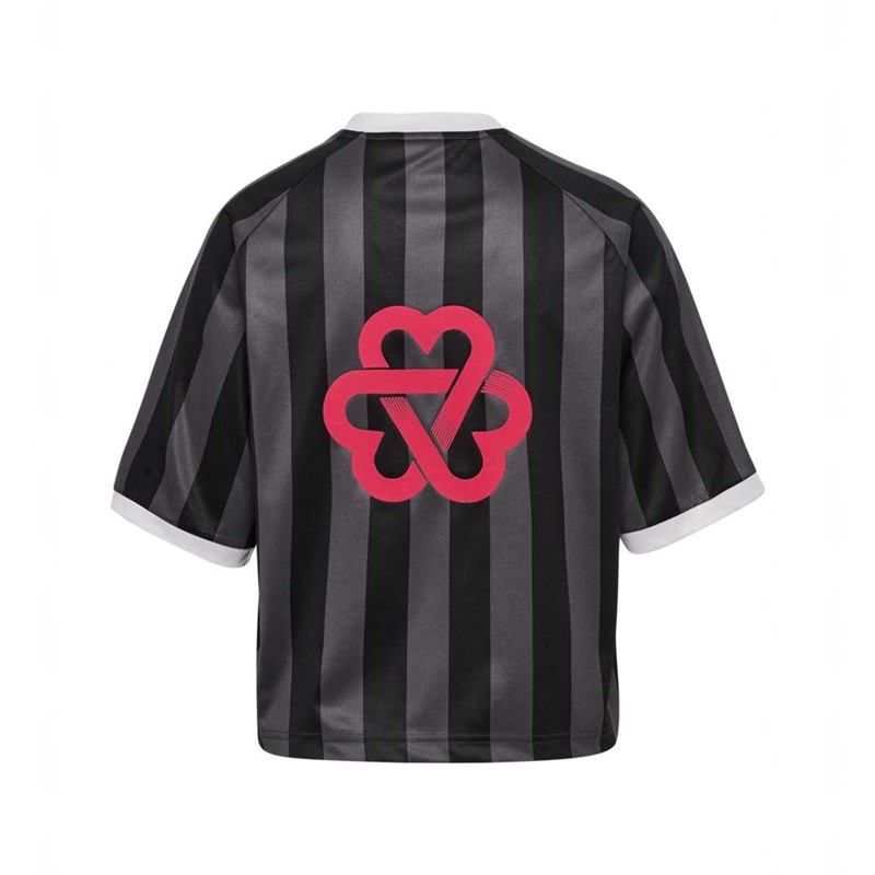 Hummel Boxy Bee Mine Shirt S/S Ženske Kratke Hlače Crne | 830931-877