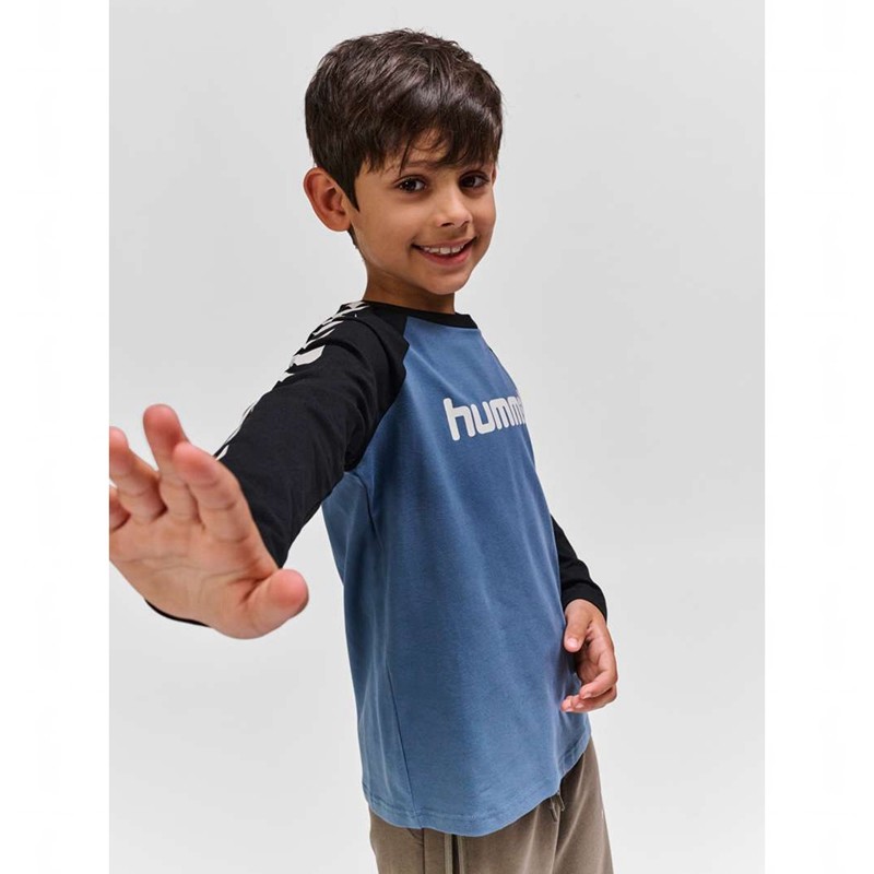 Hummel Boys L/S Dječje Majice Plave | 549593-436