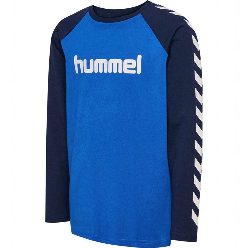 Hummel Boys L/S Dječje Majice Plave | 640163-818