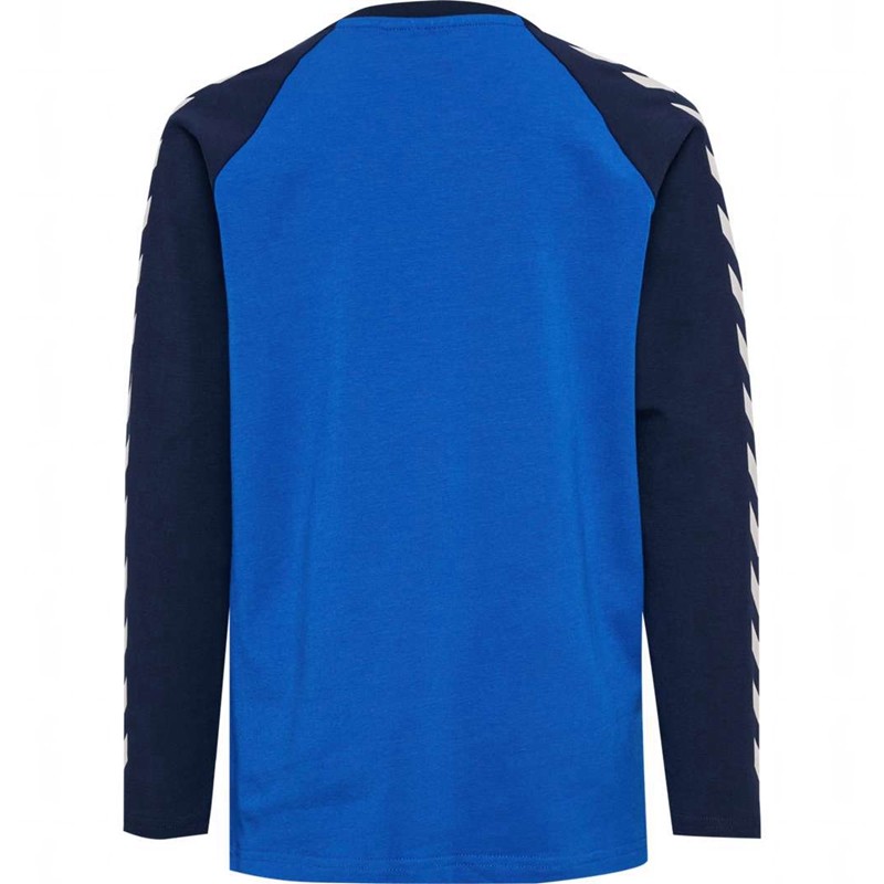 Hummel Boys L/S Dječje Majice Plave | 640163-818