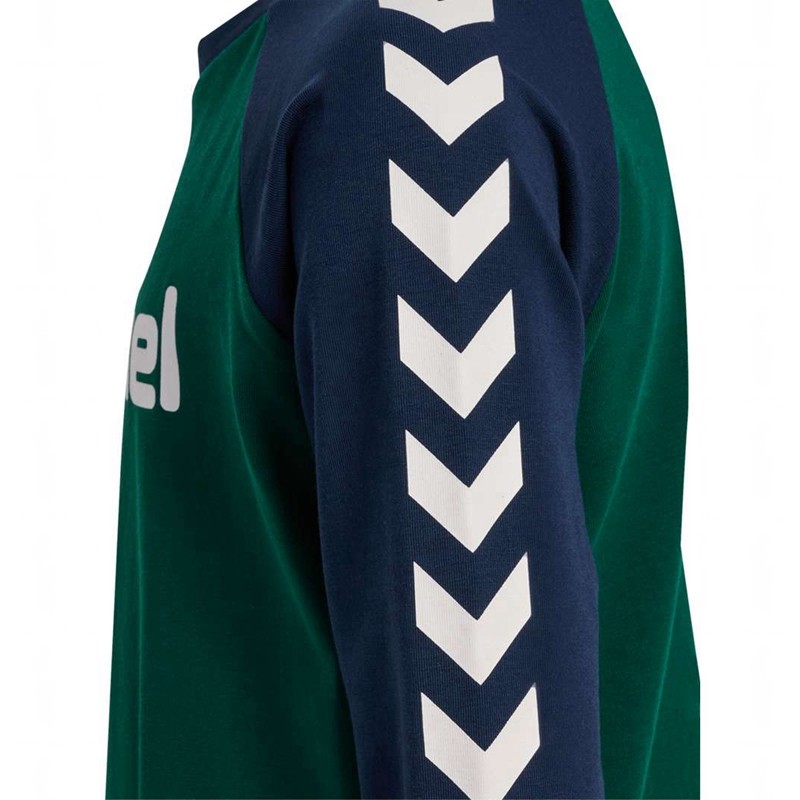 Hummel Boys L/S Dječje Majice Zelene | 878079-345