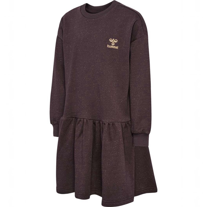 Hummel Carola L/S Dječje Haljina Čokoladne | 644645-195