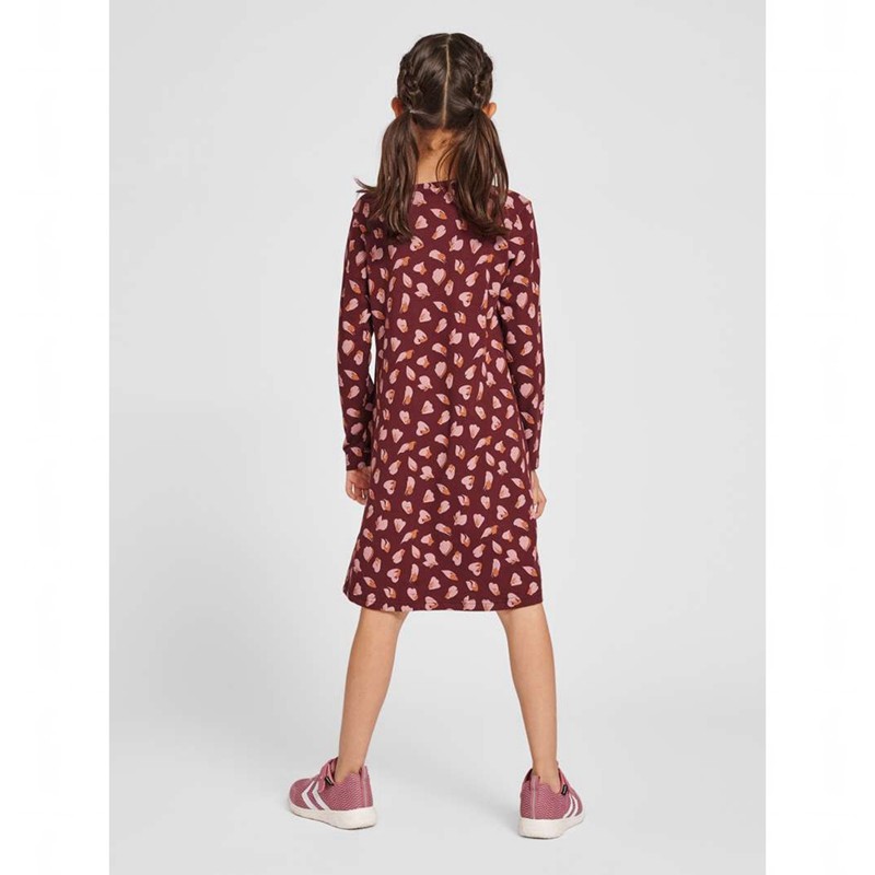 Hummel Carolina Night L/S Dječje Haljina Bordo | 227955-325