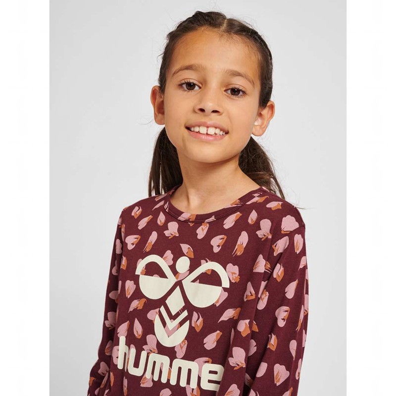 Hummel Carolina Night L/S Dječje Haljina Bordo | 227955-325