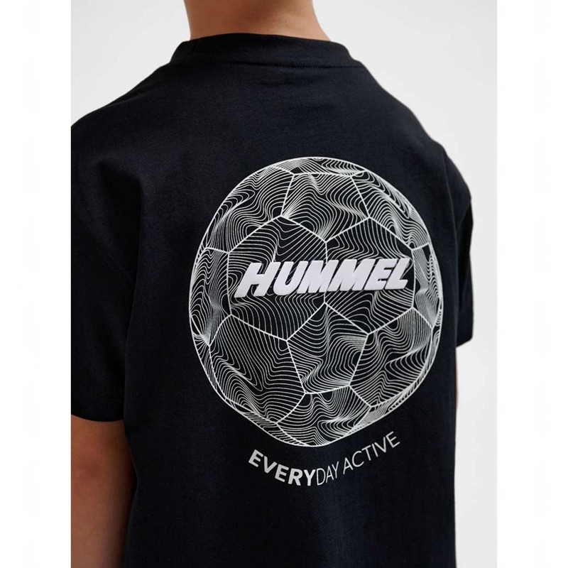 Hummel Casper S/S Dječje Majice Crne | 463097-205