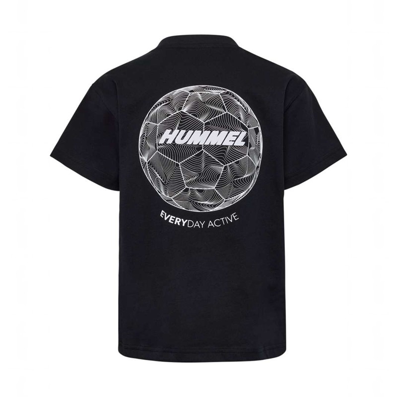 Hummel Casper S/S Dječje Majice Crne | 463097-205