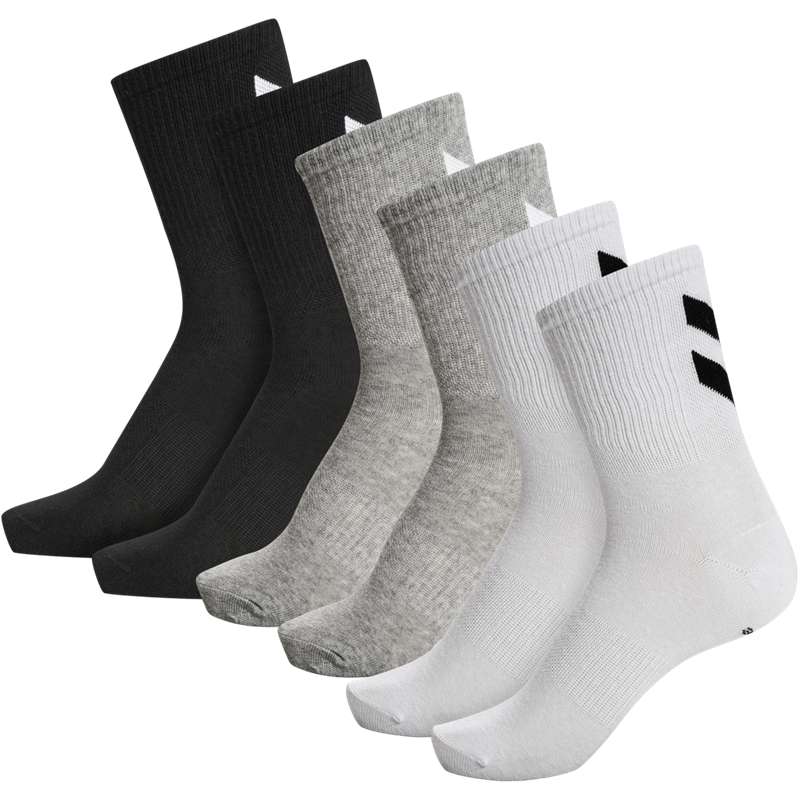 Hummel Chevron 6-packs Muške Čarape Crne | 808522-039