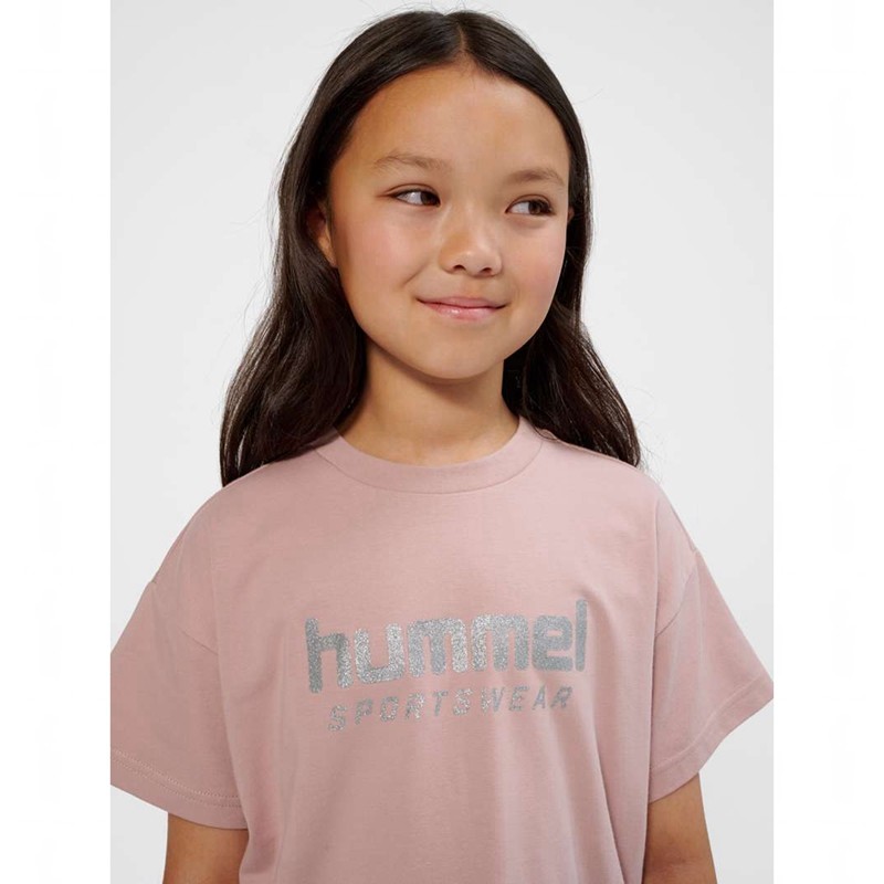 Hummel Chilli S/S Dječje Majice Roze | 535398-503