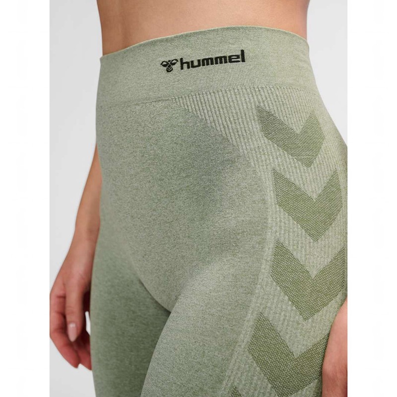 Hummel Ci Seamless Mid Waist Ženske Hulahopke Zelene | 283845-087