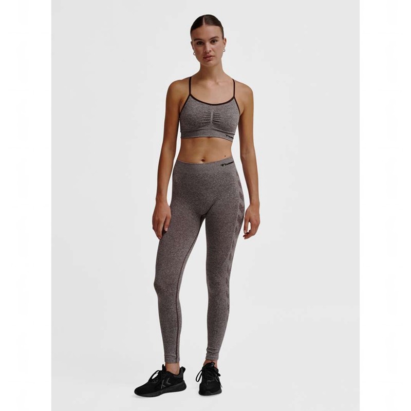 Hummel Ci Seamless Mid Waist Ženske Hulahopke Sive | 105327-379