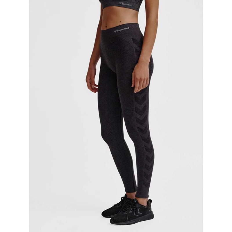 Hummel Ci Seamless Mid Waist Ženske Hulahopke Crne | 284634-624