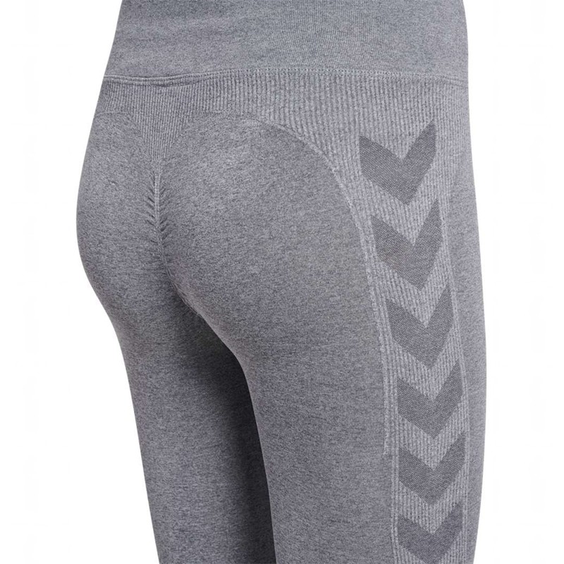 Hummel Ci Seamless Mw Scrunch Ženske Hulahopke Sive | 545233-192