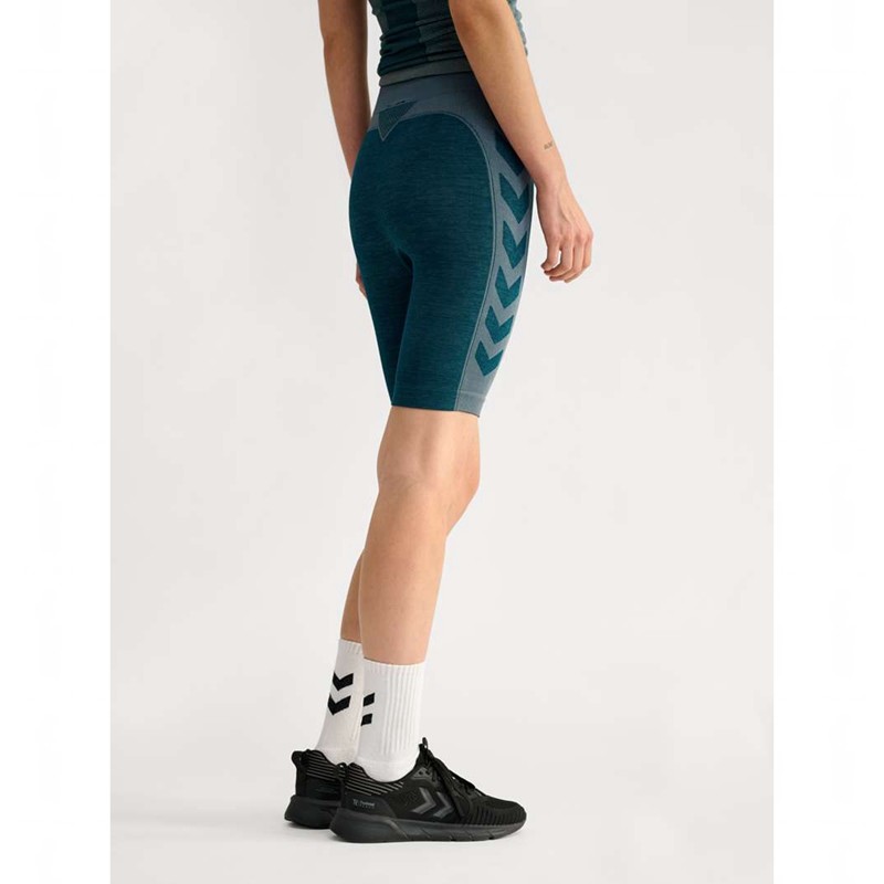 Hummel Clea Seamless Cycling Ženske Kratke Hlače Plave | 862192-565