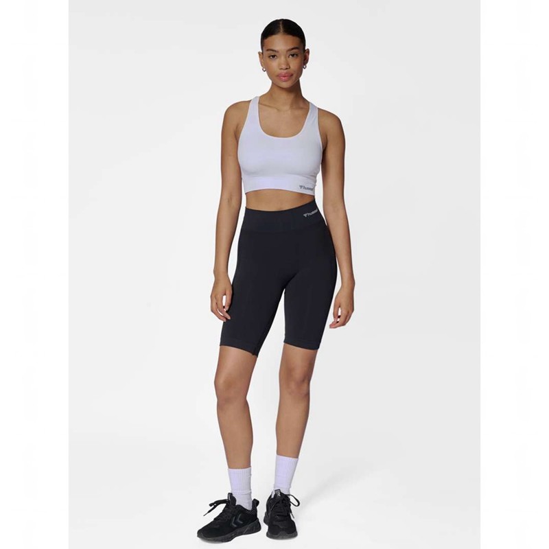 Hummel Clea Seamless Cycling Ženske Kratke Hlače Crne | 204788-344