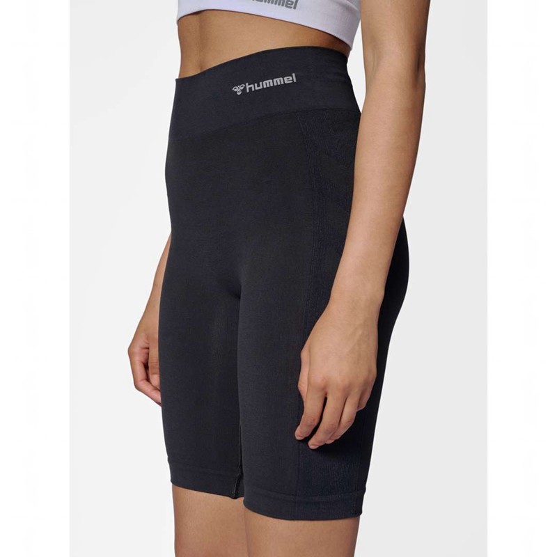 Hummel Clea Seamless Cycling Ženske Kratke Hlače Crne | 204788-344