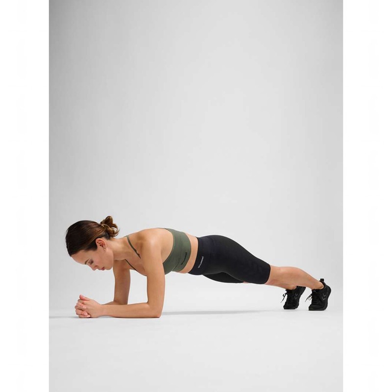 Hummel Clea Seamless Cycling Ženske Kratke Hlače Crne | 204788-344