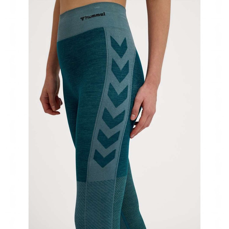 Hummel Clea Seamless Mid Waist Ženske Hulahopke Plave | 932816-457