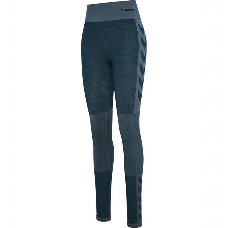Hummel Clea Seamless Mid Waist Ženske Hulahopke Plave | 932816-457
