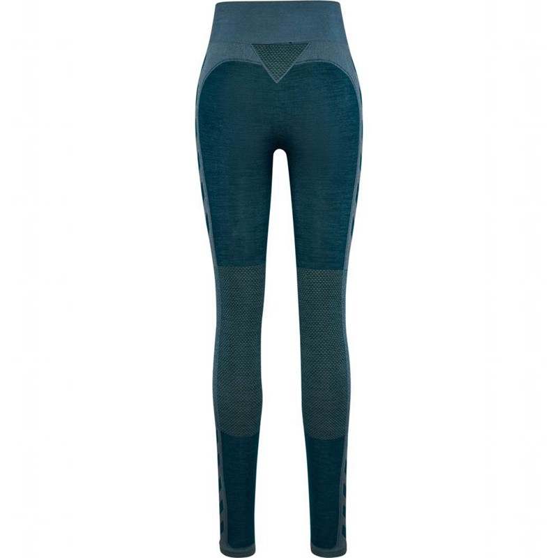 Hummel Clea Seamless Mid Waist Ženske Hulahopke Plave | 932816-457