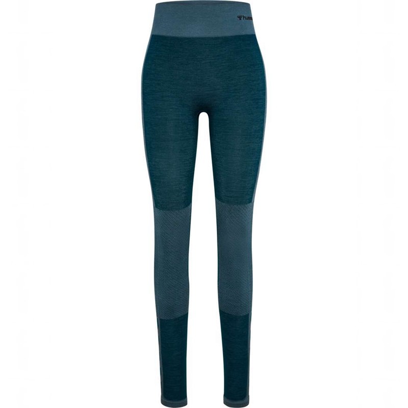 Hummel Clea Seamless Mid Waist Ženske Hulahopke Plave | 932816-457