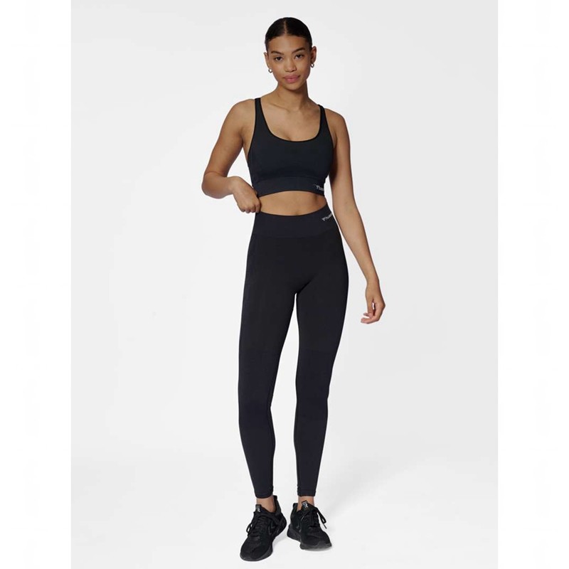 Hummel Clea Seamless Mid Waist Ženske Jakne Crne | 304197-555