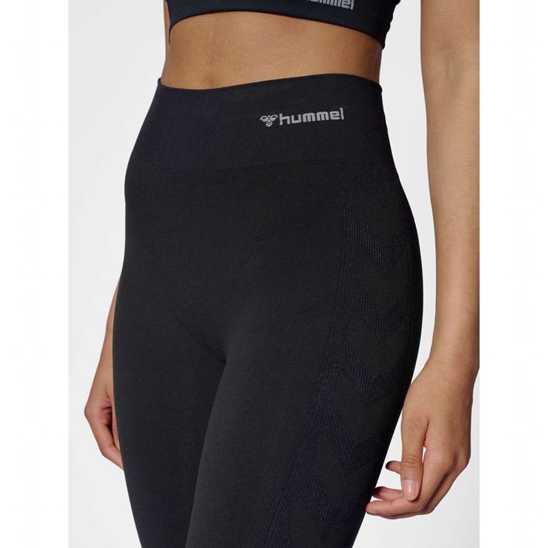 Hummel Clea Seamless Mid Waist Ženske Jakne Crne | 304197-555