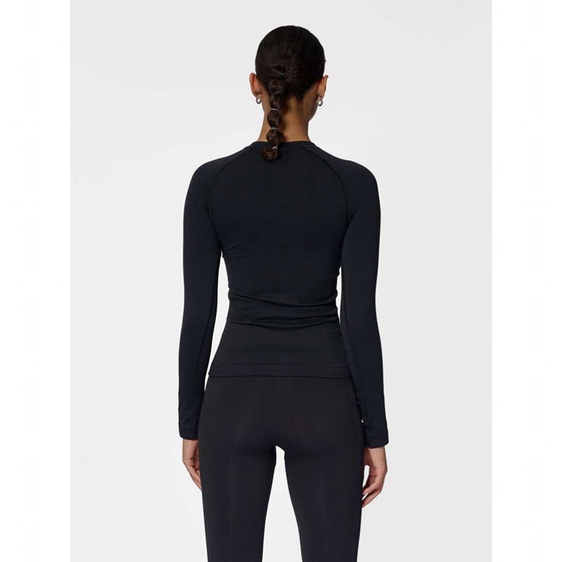 Hummel Clea Seamless Tight L/S Ženske Jakne Crne | 340232-514