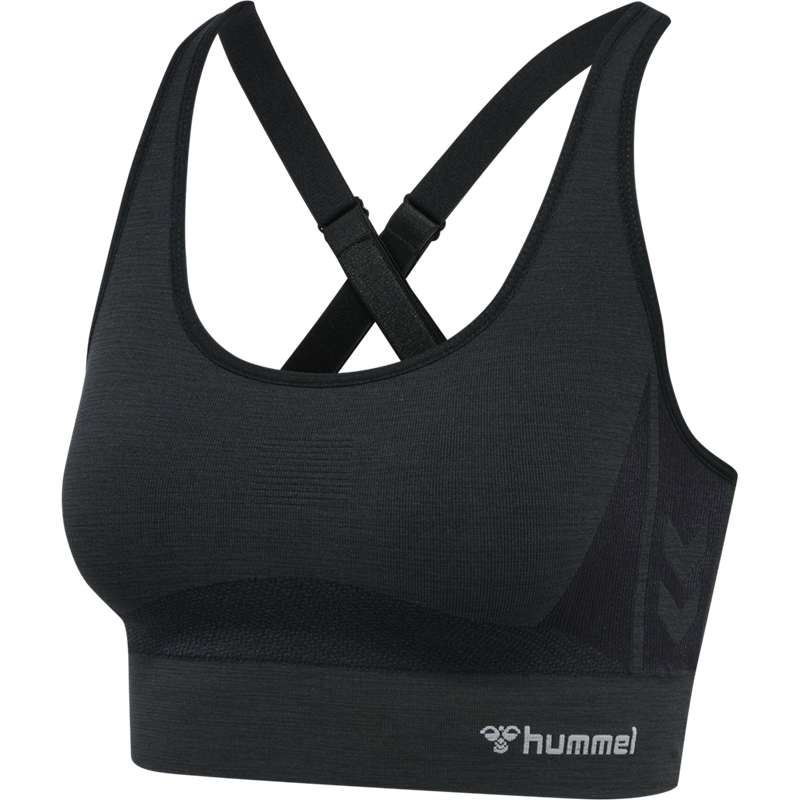 Hummel Clea Seamless Top Ženske Sportski Grudnjak Crne | 067178-384