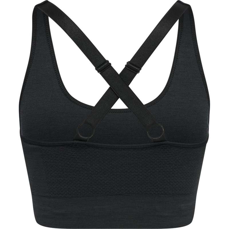 Hummel Clea Seamless Top Ženske Sportski Grudnjak Crne | 067178-384